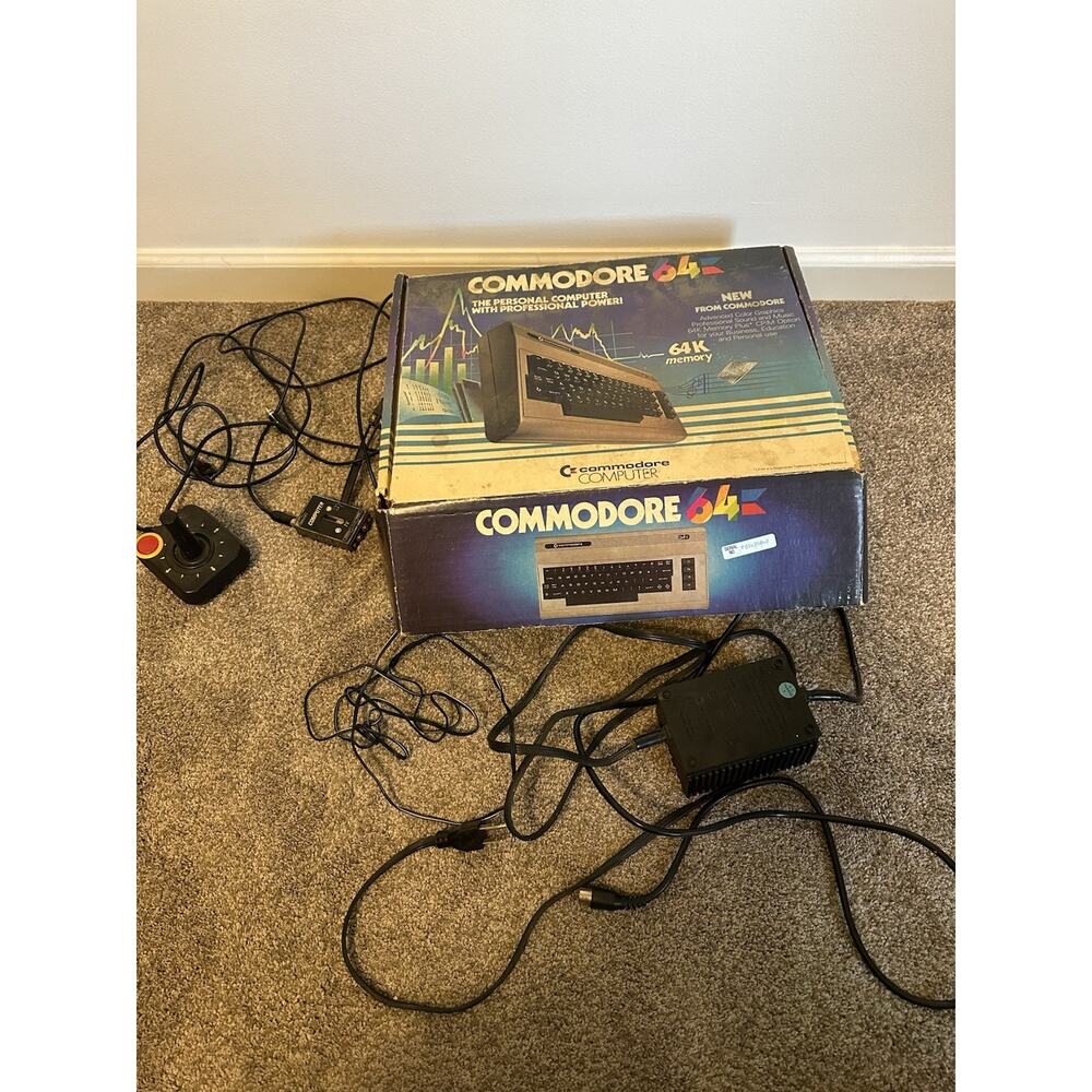 Vintage Commodore 64 Keyboard For Home Computer W/Box (Untested) - Picture 2 of 12